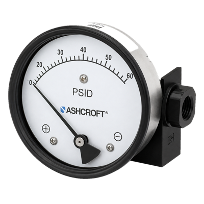 Ashcroft differential pressure gauge representing Haygor differential gauge repair services